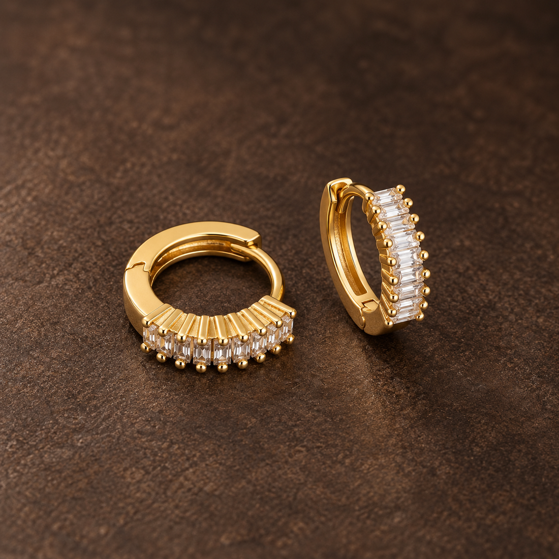 Earrings 794 (Small Huggies) — product photograph