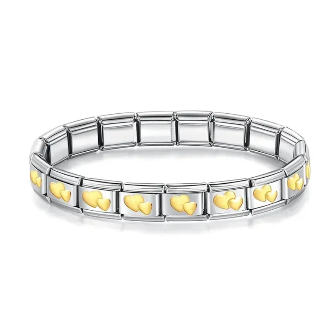 Chain Bracelet 164 (Stretchable) - 316L stainless steel by Qimati