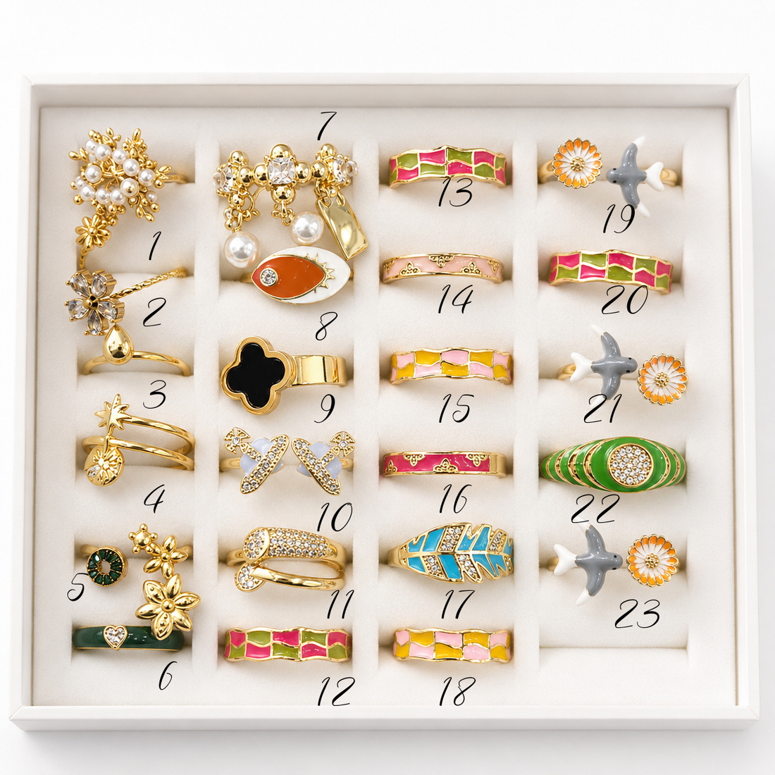 Rings 178 - 304 stainless steel by Qimati