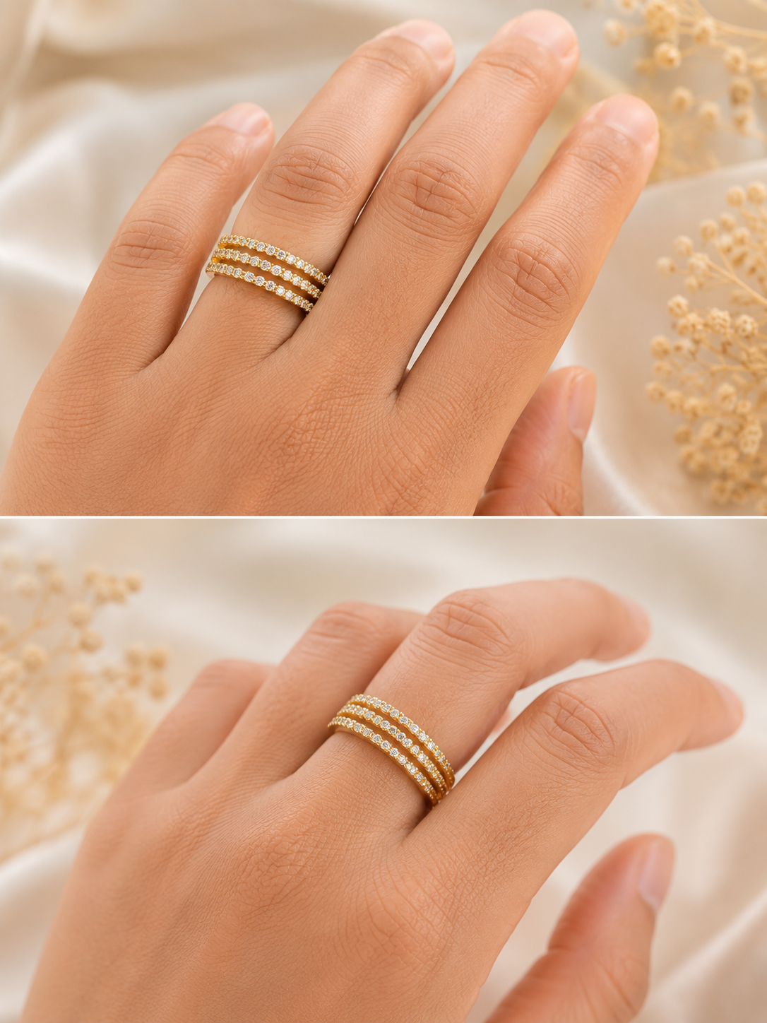 Rings 103 - 316L stainless steel by Qimati