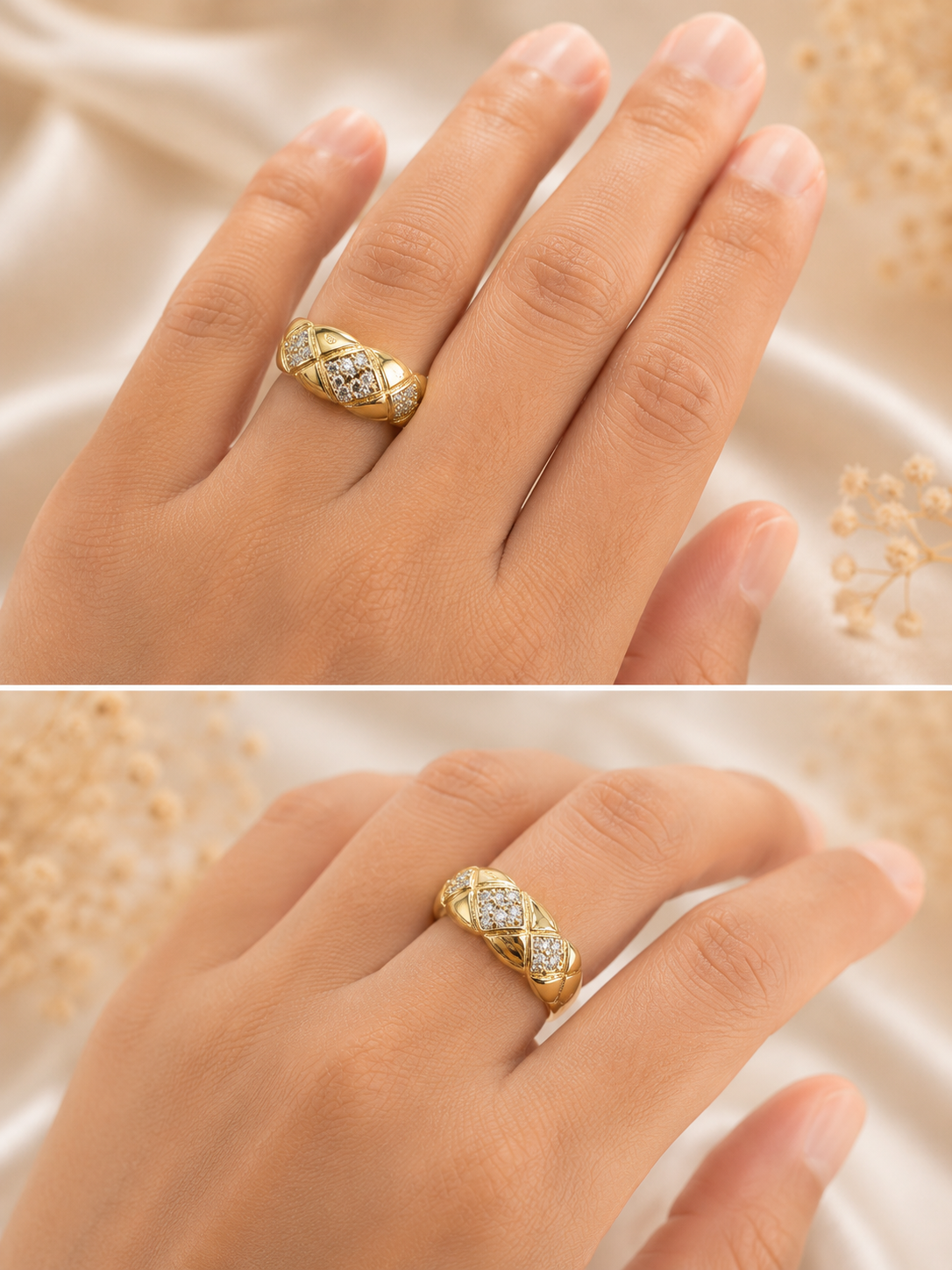 Rings 104 - 316L stainless steel by Qimati