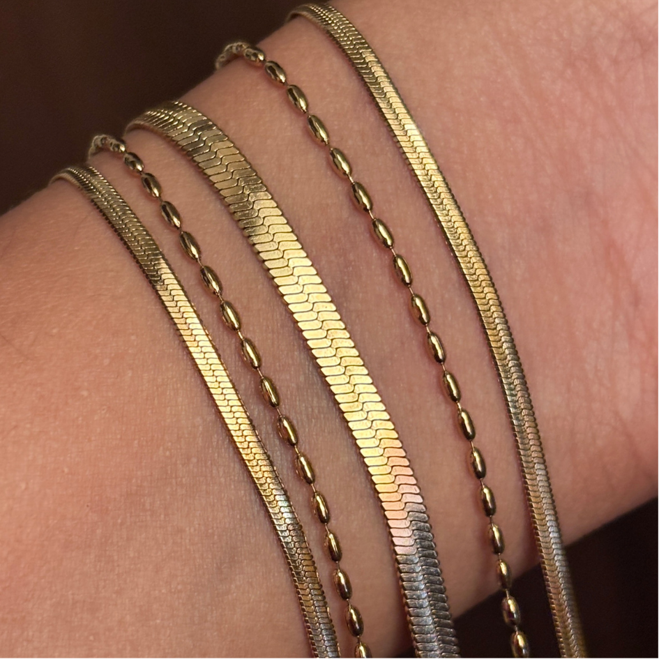 Chain Bracelet 044 - 316L stainless steel by Qimati