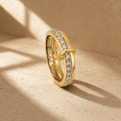 Rings 255 (2 Rings Stack) - 316L stainless steel by Qimati