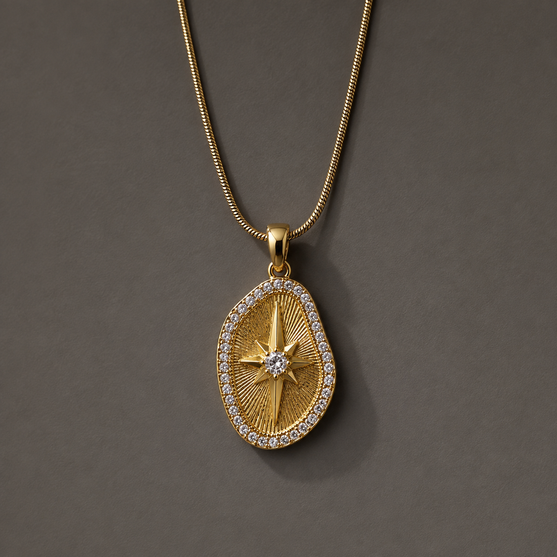 Necklace 1215 - 316L stainless steel by Qimati