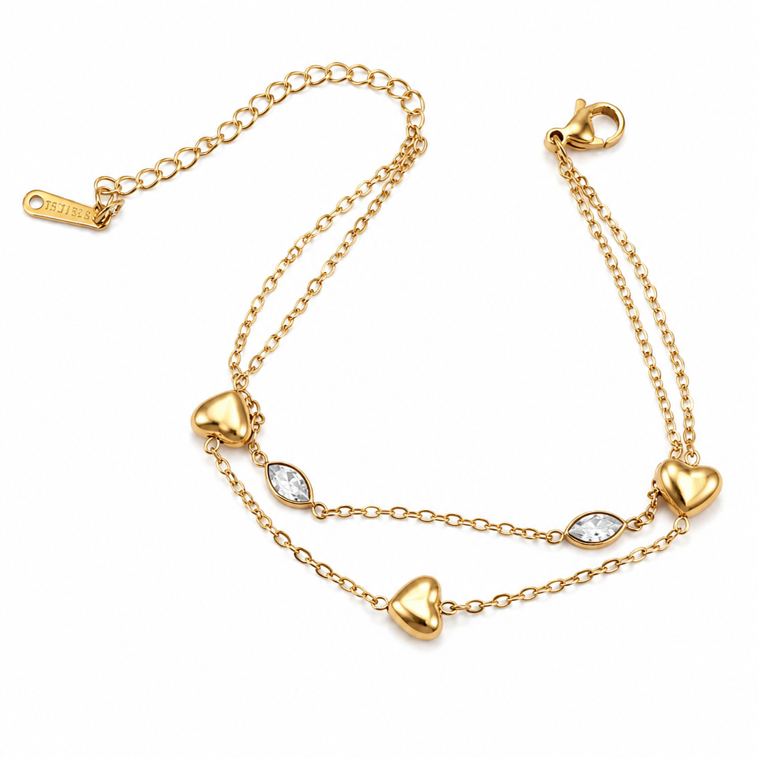 Chain Bracelet 279 - 304 stainless steel by Qimati