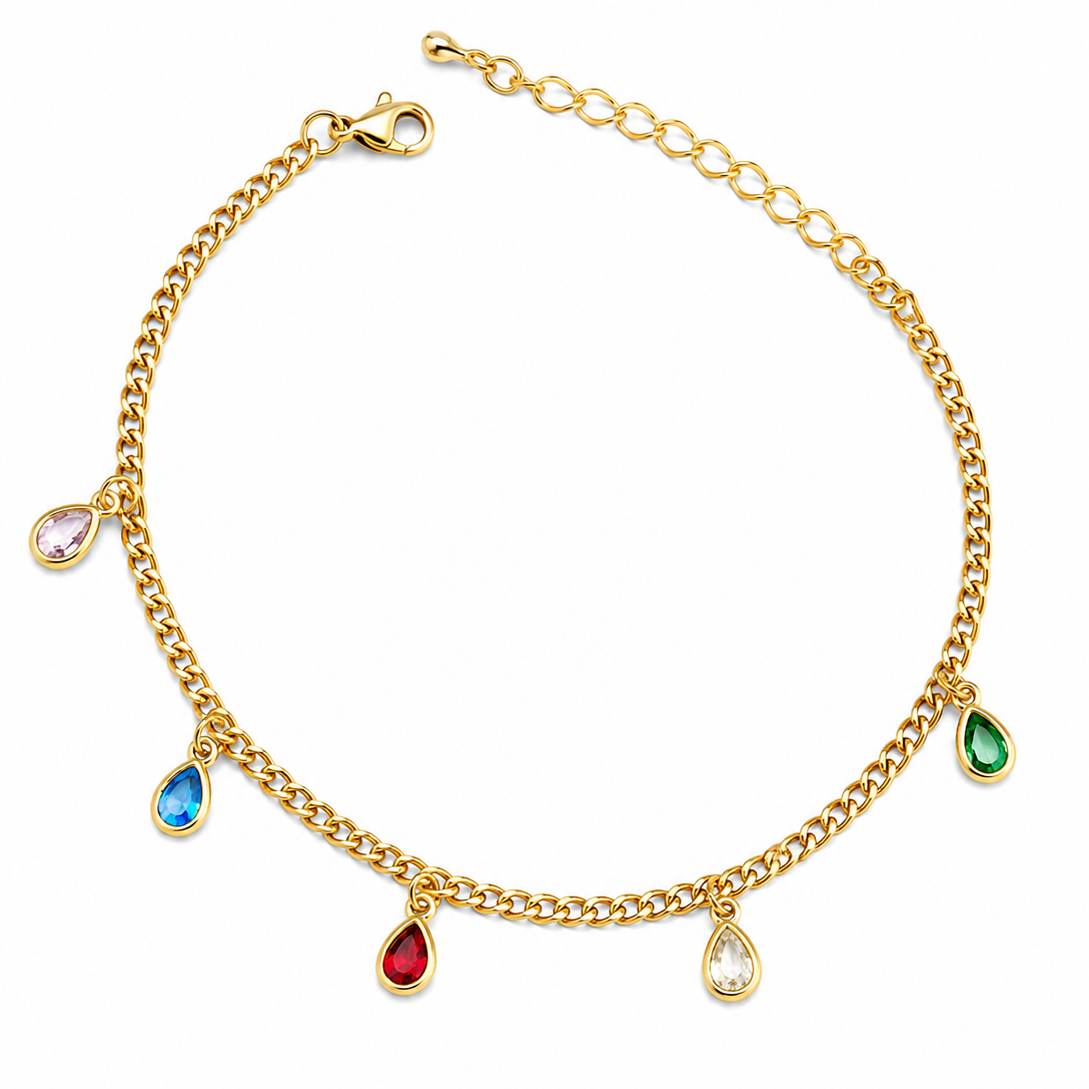 Chain Bracelet 284 - 304 stainless steel by Qimati