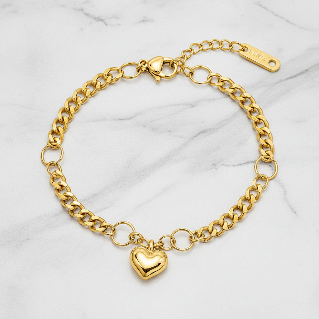 Chain Bracelet 283 - 304 stainless steel by Qimati