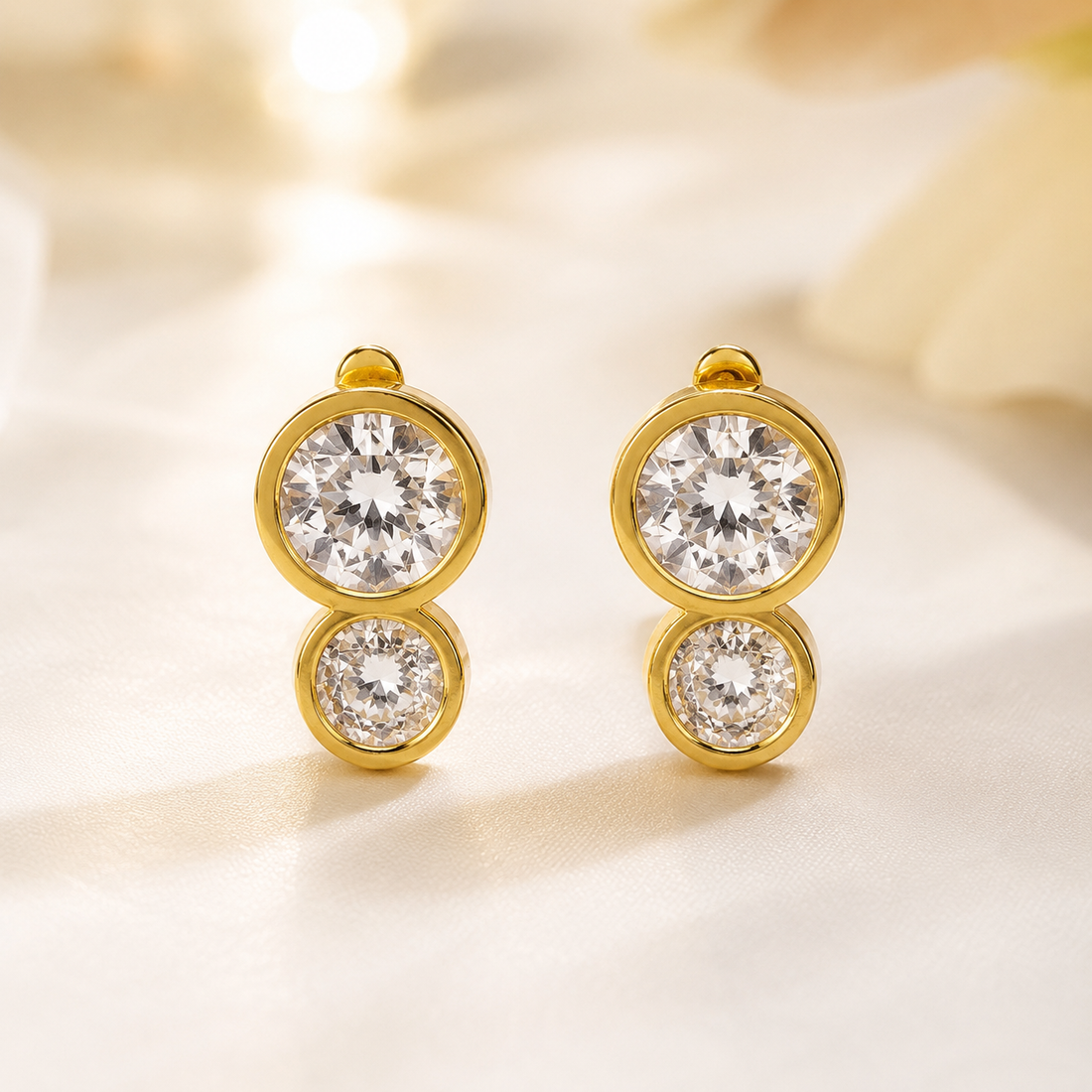Earrings 413 - 304 stainless steel by Qimati
