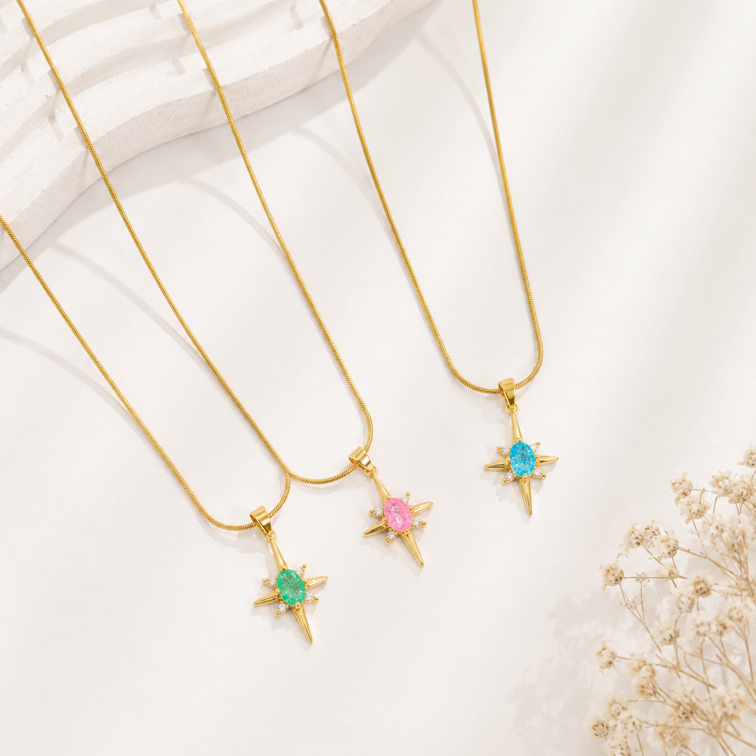 Necklace 644 - 316L stainless steel by Qimati