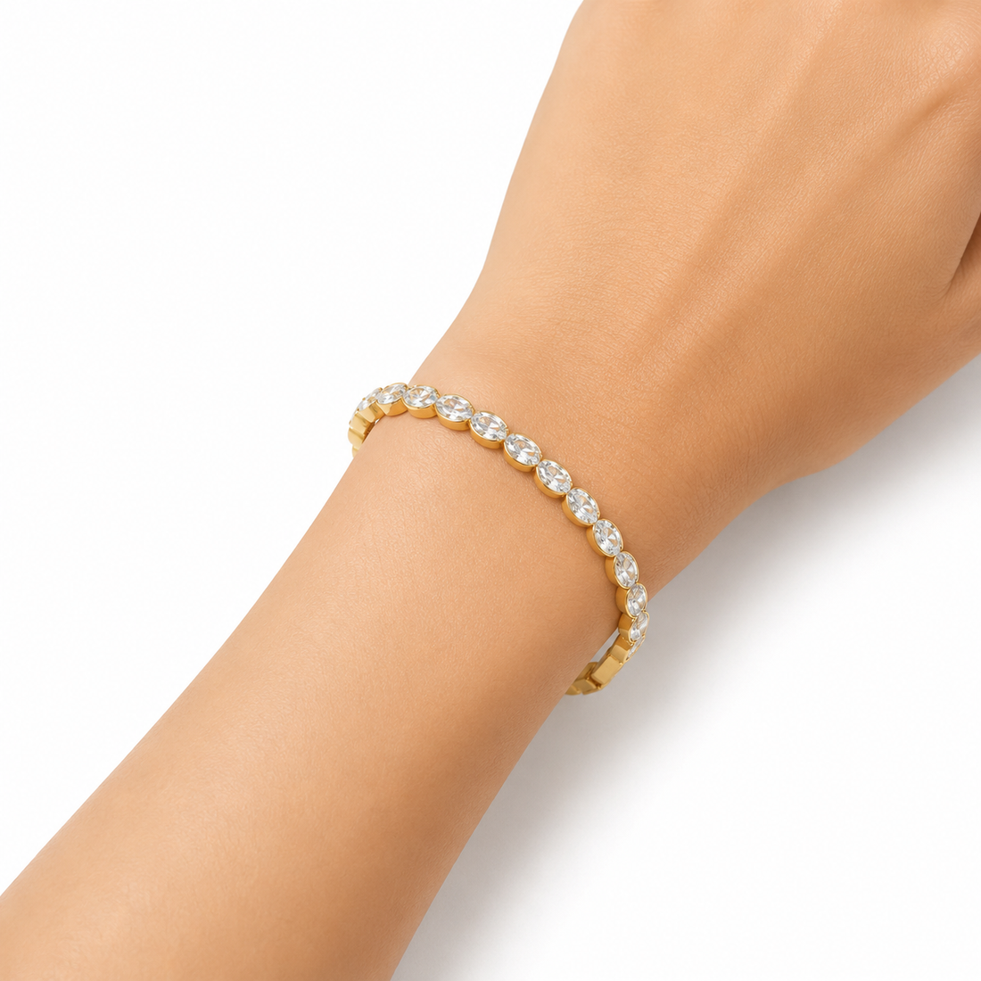 Chain Bracelet 231 - brass by Qimati
