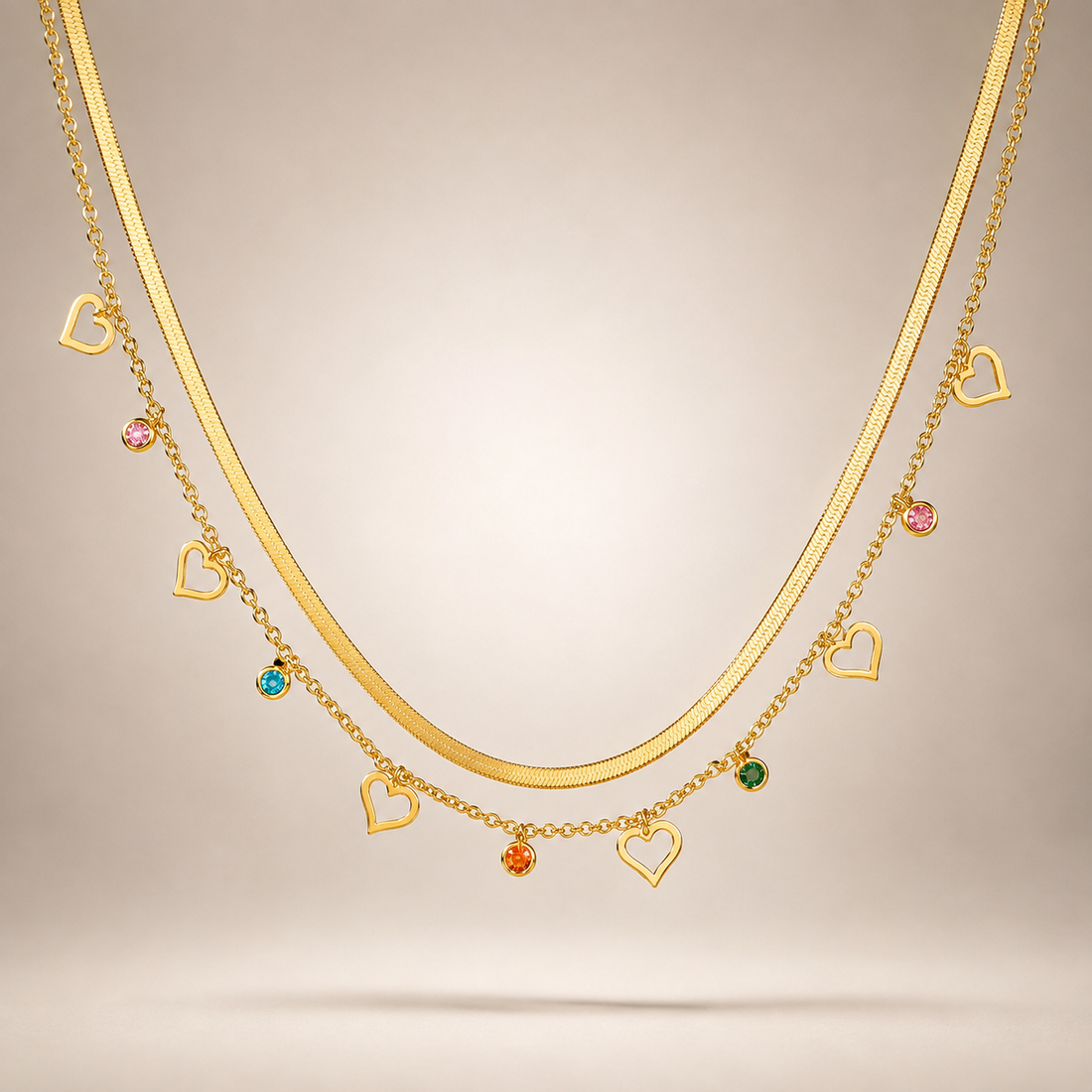 Necklace 1016 - 304 stainless steel by Qimati