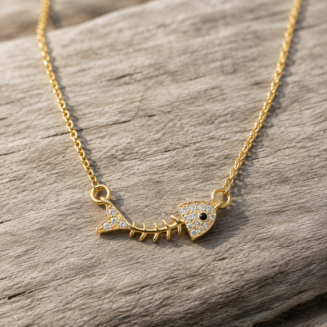 Necklace 1133 - 316L stainless steel by Qimati