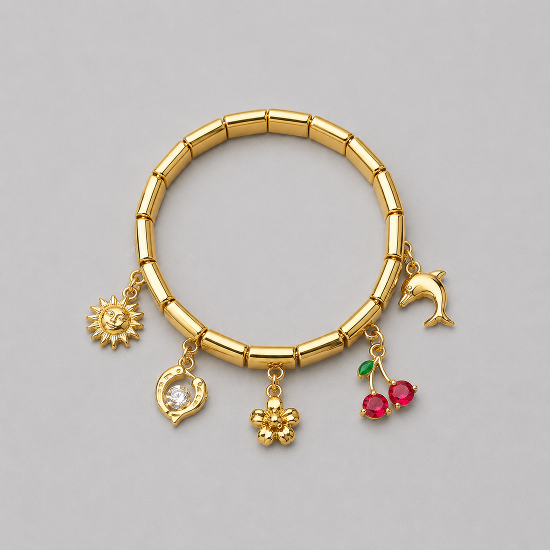 Bracelet Kada 230 (Stretchable) - 316L stainless steel by Qimati