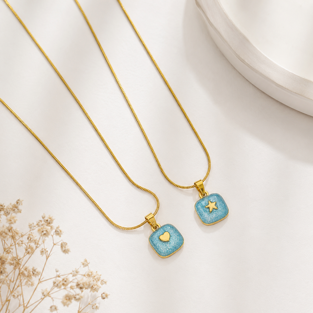 Necklace 637 - 316L stainless steel by Qimati