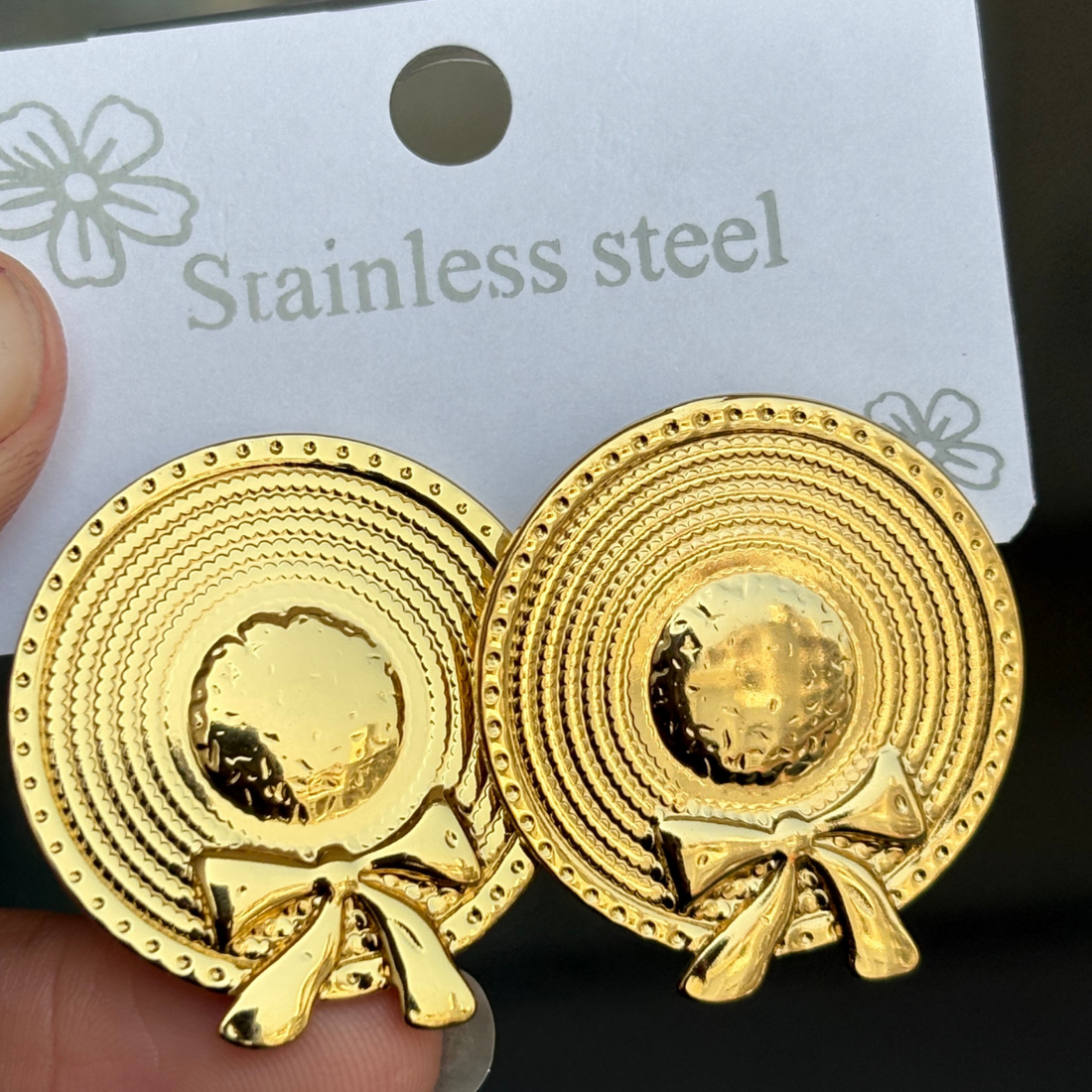 Earrings 011 - 316L stainless steel by Qimati