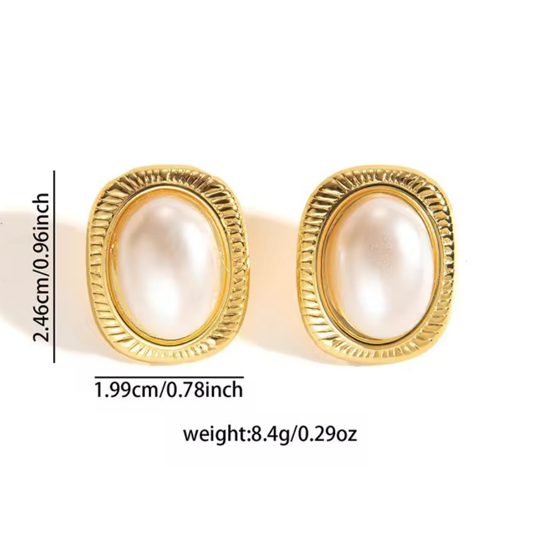 Earrings 017 - 316L stainless steel by Qimati