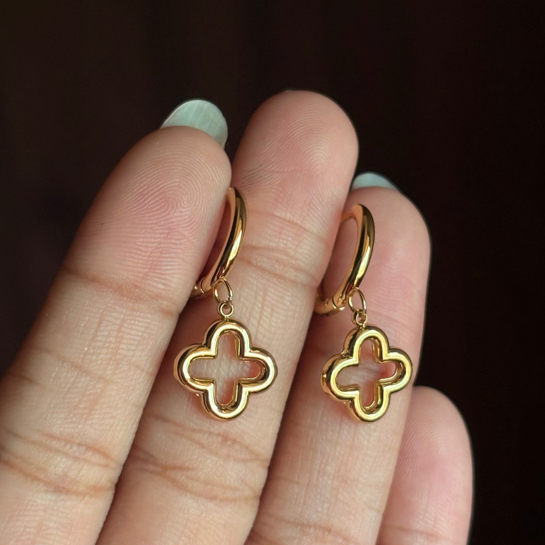 Earrings 024 - 316L stainless steel by Qimati