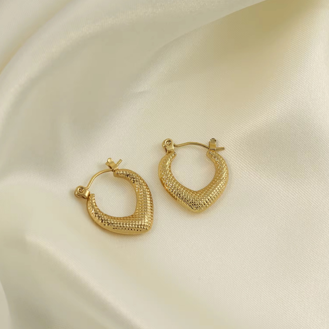 Earrings 008 - 316L stainless steel by Qimati