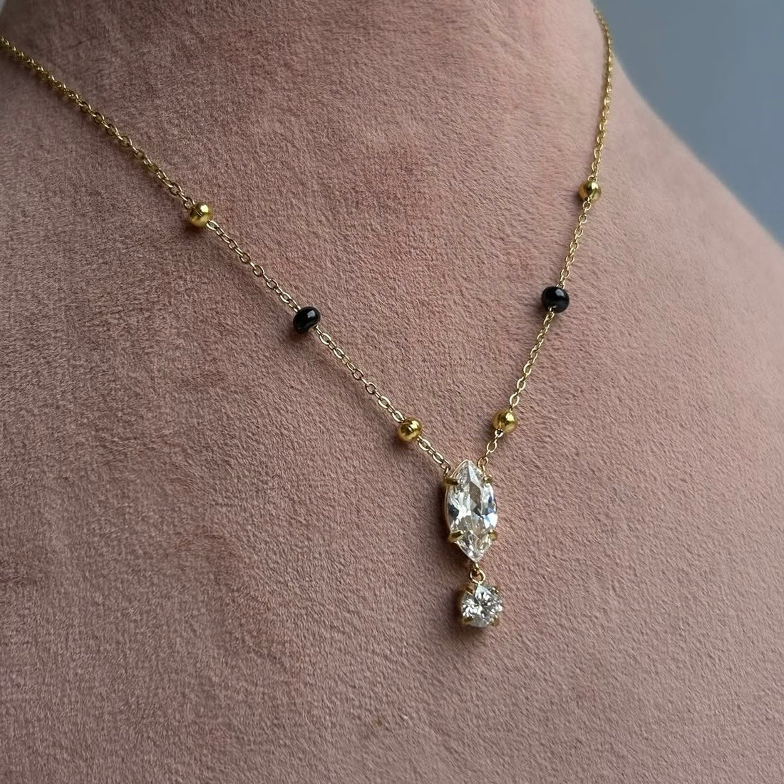 Necklace 1103 - 316L stainless steel by Qimati