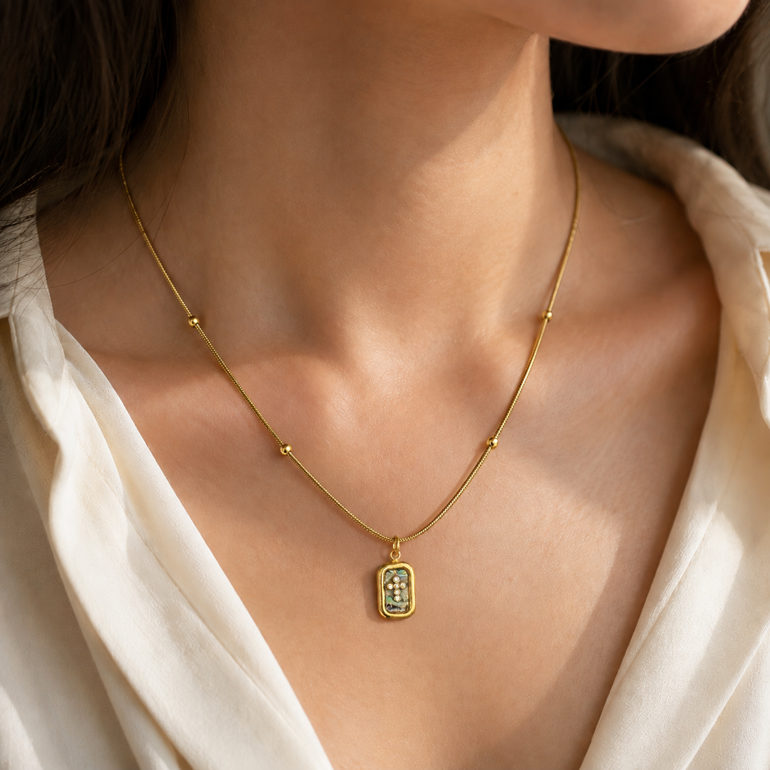 Necklace 365 - 316L stainless steel by Qimati