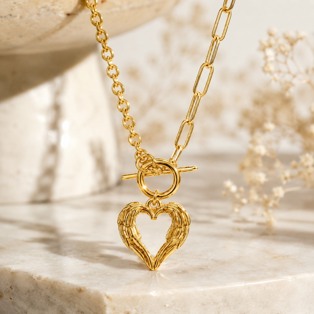 Necklace 696 - 316L stainless steel by Qimati