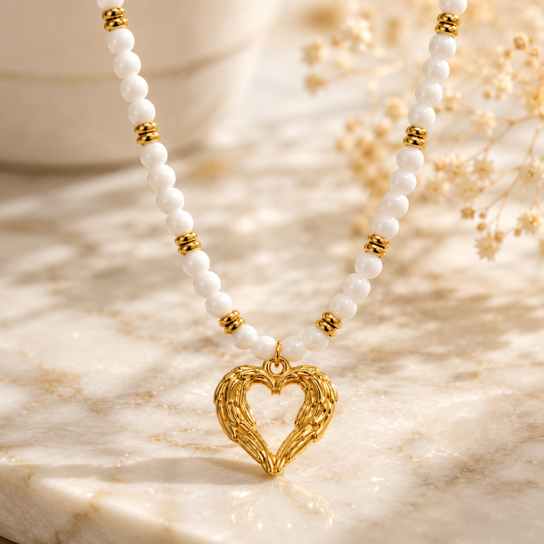 Necklace 689 - 316L stainless steel by Qimati