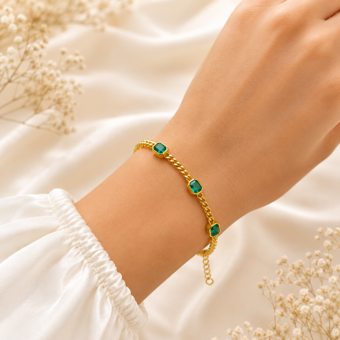 Chain Bracelet 282 - 304 stainless steel by Qimati