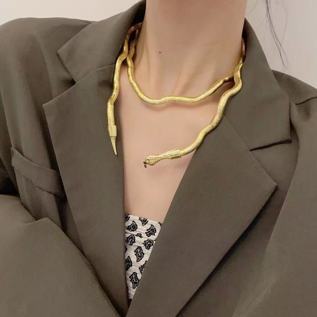 Necklace / bracelet 139 - brass by Qimati