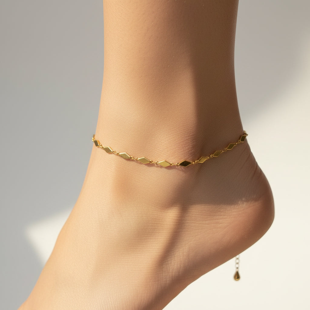Anklets 016 (Single Piece) - 316L stainless steel by Qimati