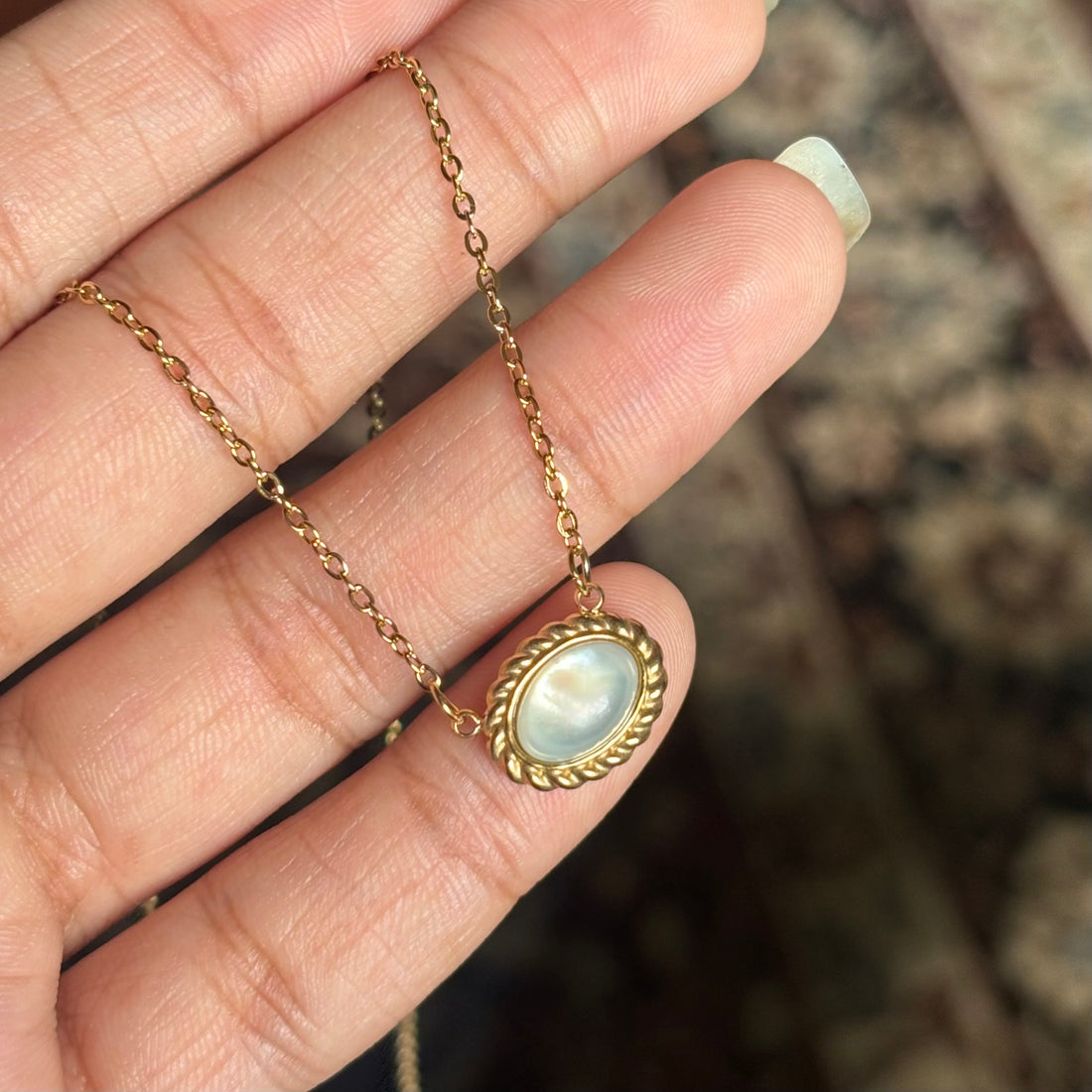 Necklace 128 - 316L stainless steel by Qimati