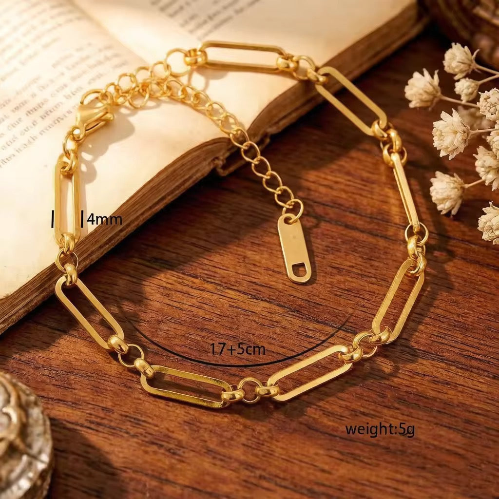 Chain Bracelet 018 - 316L stainless steel by Qimati