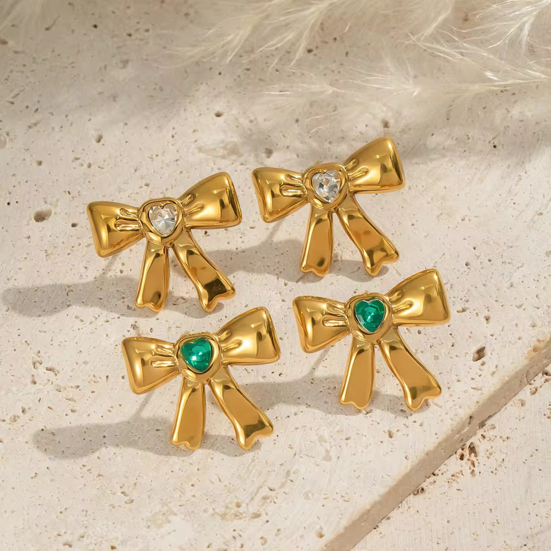 Earrings 111 - 316L stainless steel by Qimati