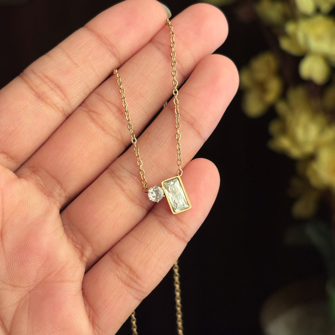 Necklace 163 - 316L stainless steel by Qimati