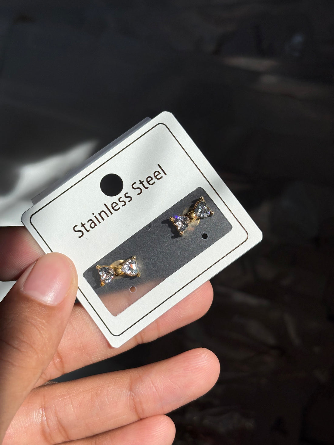 Earrings 119 - 316L stainless steel by Qimati