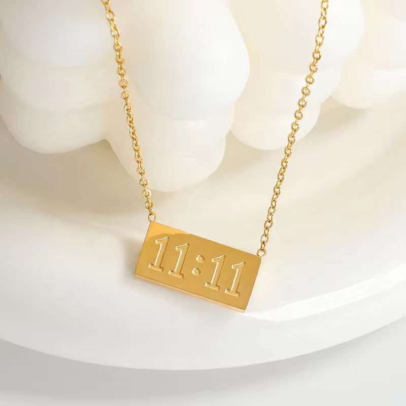 Necklace 198 - 316L stainless steel by Qimati