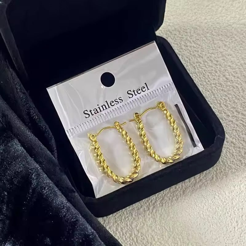 Earrings 146 - 316L stainless steel by Qimati