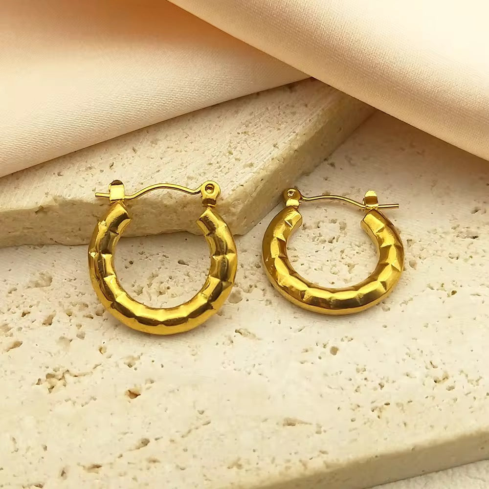 Earrings 154 - 316L stainless steel by Qimati