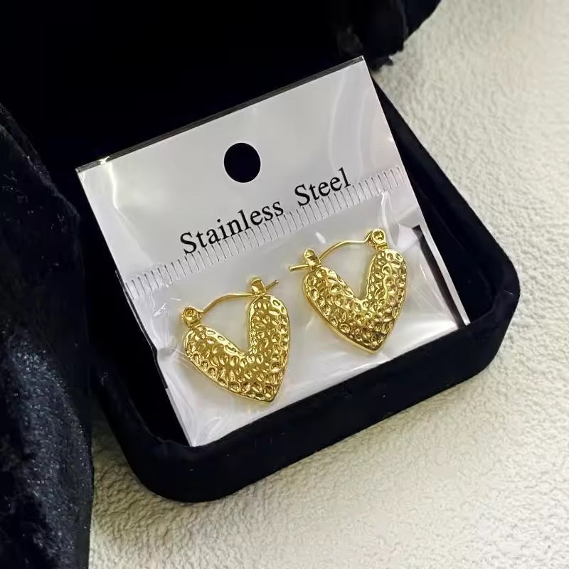 Earrings 150 - 316L stainless steel by Qimati