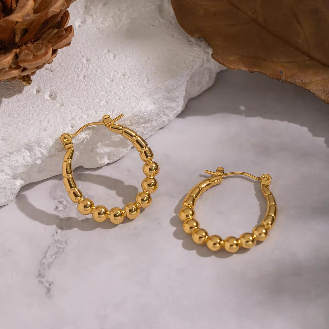 Earrings 147 - 316L stainless steel by Qimati