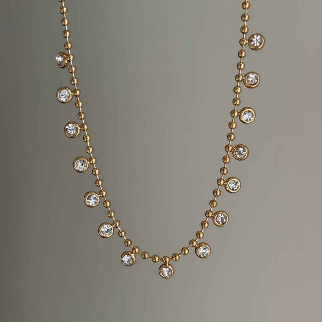 Necklace 602 - 316L stainless steel by Qimati
