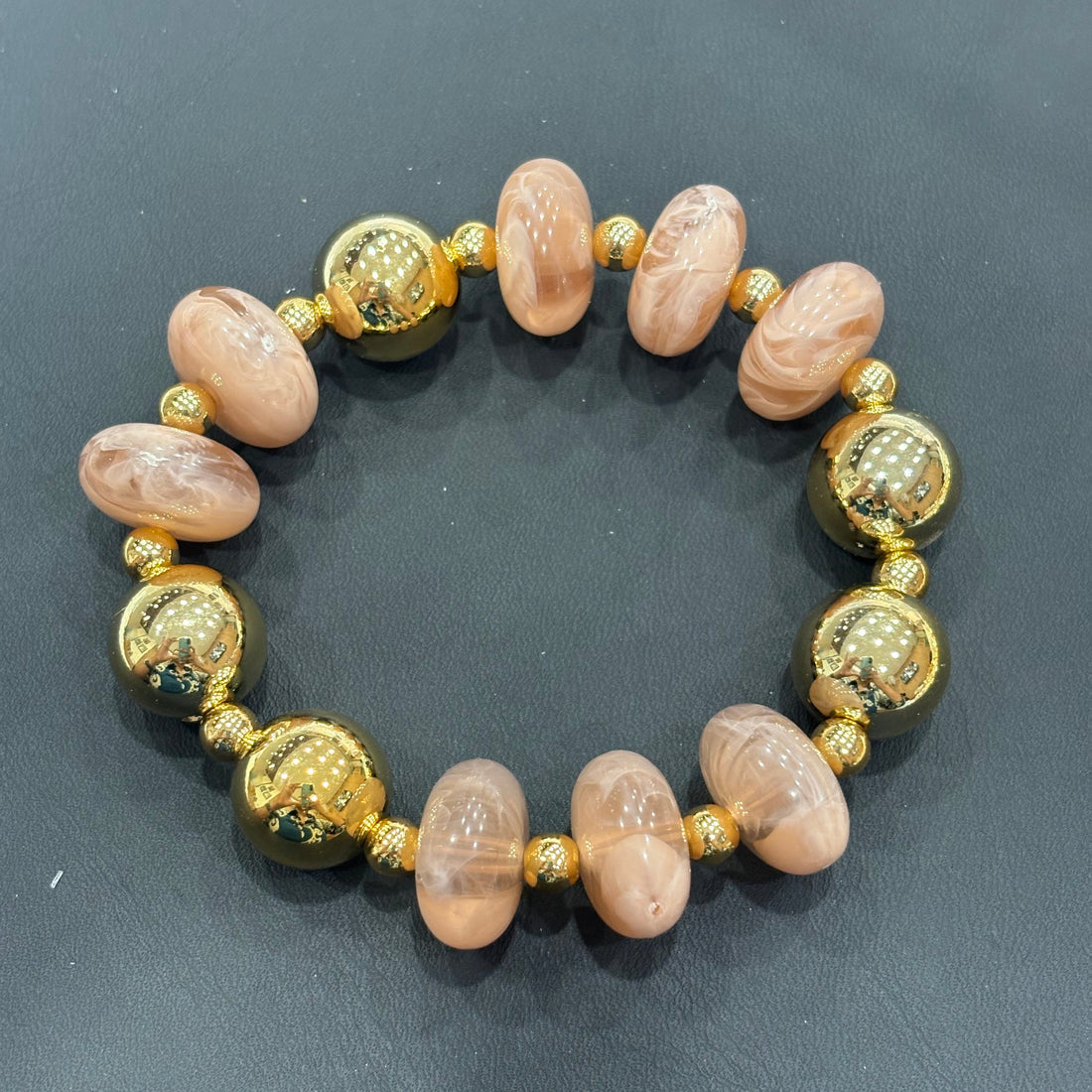 Necklace 514 (Set With Bracelet) — Brass by Qimati