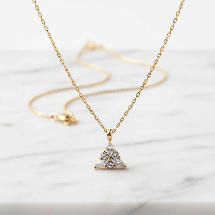 Necklace 311 - 316L stainless steel by Qimati
