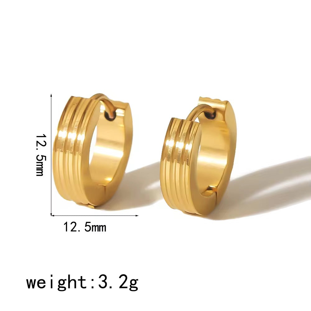 Earrings 211 - brass by Qimati