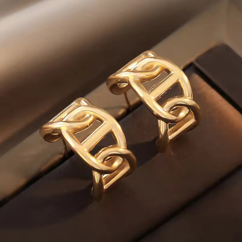 Earrings 236 - 304 stainless steel by Qimati