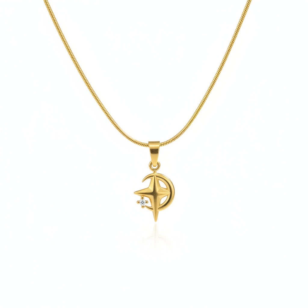 Necklace 371 - 316L stainless steel by Qimati
