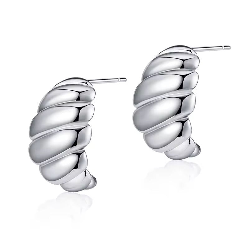 Earrings 242 - 304 stainless steel by Qimati