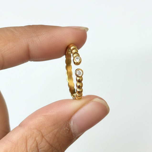 Rings 114 - 316L stainless steel by Qimati