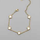 Chain Bracelet 201 (Small Clover)