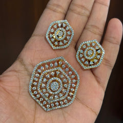 Indian Pendant Sets 003 (Without chain) - Qimati