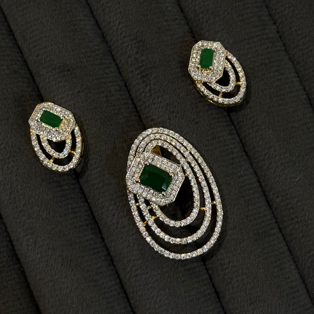 Indian Pendant Sets 008 (Without chain) - Qimati